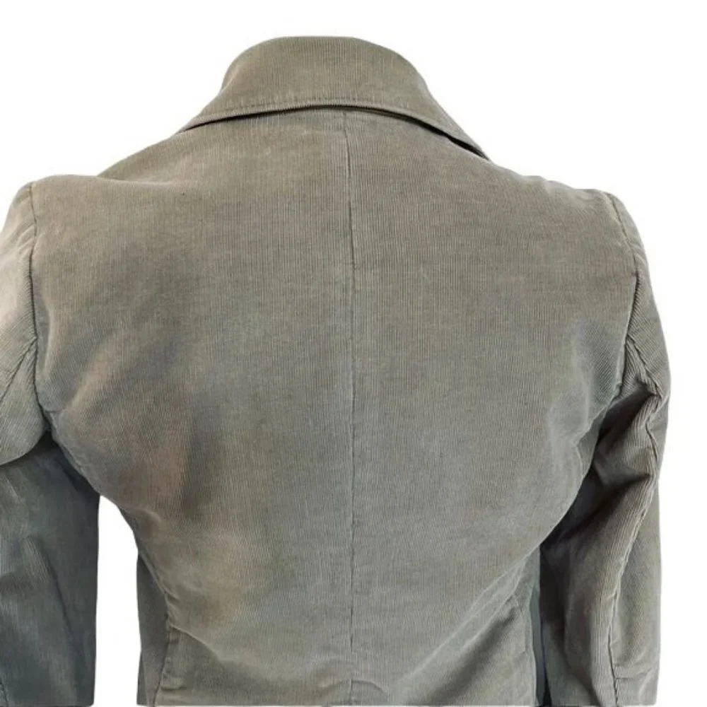 Vintage Banana Republic Corduroy Jacket Tan Button Blazer Short Coat Size XS - Picture 7 of 11